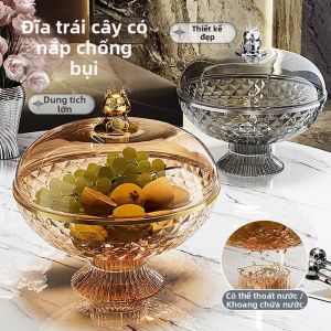 HUAZINIAO | Giỏ Trái Cây Thoát Nước Cao Cấp Mới 2026 Có Nắp