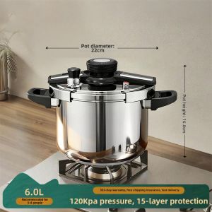 Household Gas And Induction Cooker Compatible Pressure Cooker Small
