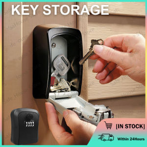 Installation-free key box with password lock for door and window cat eye box home door lock temporary storage box with keys concealed