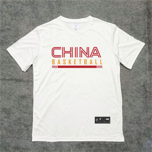 Basketball Sport Short Sleeve T-shirt CHN Quick-Drying Loose Mens Basketball Hu Mingxuan Guo Allen Training Breathable Thin Summer Men