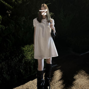Homecore | Slimming & Young Looking White Dress