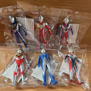 Bandai Ultraman Soft Rubber Series Sadoru Dieta & Necatex Dream Uisu Moveable Boy Doll Toy for Children over 3 Years Old