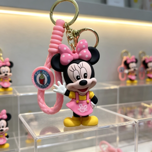 Disney | Disney Cartoon Mickey Minnie Donald Daisy Soft Key Charm Couple Backpack Pendant Cute Girls Xmas Present