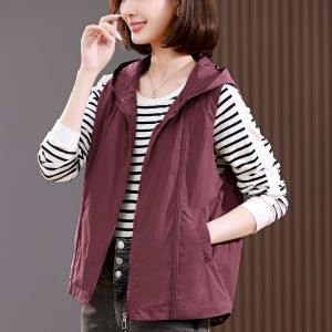 GEENFU | Áo Vest Hooded Mỏng Thời Trang Mùa Thu Mới 2026