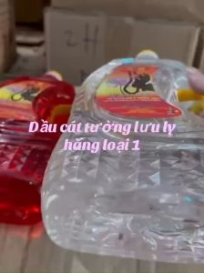 DẦU CÁT TƯỜNG LƯU LY CHAI 2L NẶNG 1.2KG ĐỐT ĐÈN CỰC AN TOÀN KHÔNG MÙI KHÔNG KHÓI