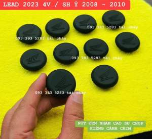 [ 1 NÚT ] NÚT CAO SU ĐEN NHÁM CHỤP KIẾNG CHO LEAD / SH Ý 2008 - 2010