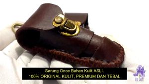 Sarung Pipa Kulit Asli Hisap Once Original Cocok Untuk Pipa Ukuran 8 cm Sarung Pipa Once Kulit Asli