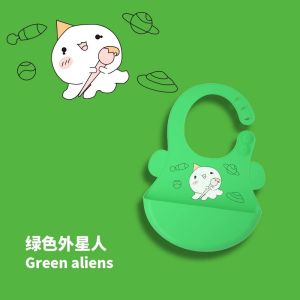 Waterproof Silicone Baby Bibs Feeding Toddler Chewing Mouth Ultra Soft Child Meal Bib No Wash Baby Saliva Duckling Shape Design