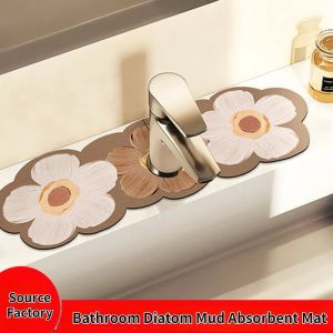 Bồn Rửa Nhà Bếp Countertop thảm thảm thấm hút tấm lót ráo nước mềm cho vòi nước phòng tắm chậu rửa Countertop mat