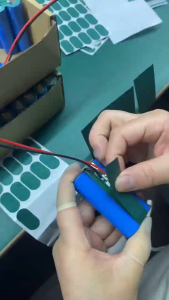 18650 7.4V Rechargeable Lithium Battery Solar Light Battery Audio with BMS Protection Board 2Pin