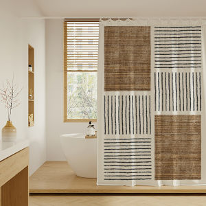 XIZUO | High Quality Shower Curtain Dry Wet Separation Bath Divider
