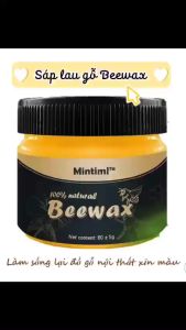 Hộp sáp ong chăm sóc nội thất BeeWax sáp ong đánh bóng đồ gỗ sàn gỗ Beeswax sáp phục hồi vết xước bàn ghế tủ cửa gỗ sáp ong chăm sóc nội thất gỗ