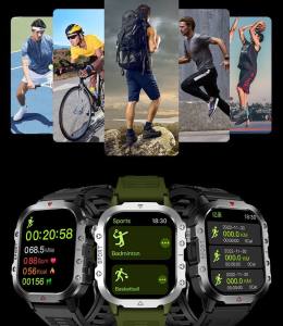 Original H11 Smart Watch 2.01 inch Men Women 3D Transitions UI Dynamic Island Bluetooth Call Waterproof Outdoor Sport Fitness