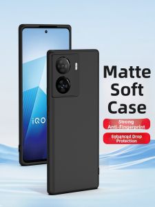 RISEOUS | Silicone Anti-Shock Case for vivo iqoo Z7/Z7X/Z7i Full Lens Protection Thin Shell
