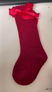 OFM-P532 Kaos Kaki Bayi Panjang Pita Selutut / Kaus Kaki Anak Perempuan Panjang Motif Polos Anti Nyamuk