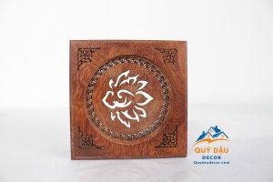 Lư xông Trầm gỗ Hương nguyên khối sang trọng