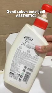 HAYYLIFE Botol Sabun plastik bening persegi botol pers botol pembersih tangan botol pengeluaran HL-AEA975