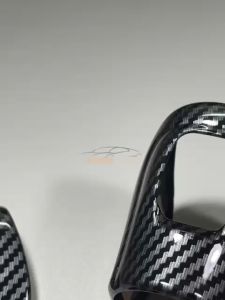 READY STOCK ! Honda Civic FE / CRV G6 / City GN2 / Accord CV1 Gear Knob Cover Carbon Trim / Glossy Red Carbon Printing A