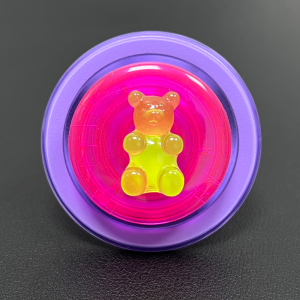 Cute Candy Bear Phone Stand Airbag Foldable Selfie Magnetic Desktop Mobile Phone Holder for Office Bed Home Outdoor