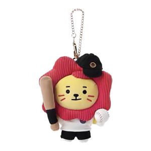 Cute Cartoon Wang Yuan Plush Doll Keychain ROY6 La Yang Series Baseball School Uniform Stuffed Toy Gift
