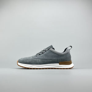 Fancy Foreign Trade Mens Shoes Spring & Fall New Arrival Abrasion Resistant Non Slip Suede Casual Sneaker All-Matching Genuine Leather Cortez Tide