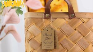 200pcs Brown Kraft Gift Tags with Natural Jute Twine Thank You Tags for Wedding Party Baptism