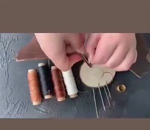 Bộ Dụng Cụ May Da 13 Món Sửa Giày Túi Xách Gồm Dùi Chỉ Sáp Kim Khâu Bao Ngón Tay Dùng Cho May Thủ Công - Bộ Dụng Cụ Thủ Công Tại Nhà