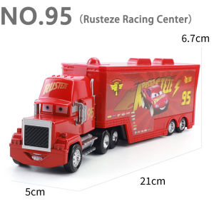 Takara Tomy | Disney Cars Toy Mack Gray Alloy Trailer Lightning McQueen Strip Weathers Chick Hicks Dinoco Cruz Ramirezs Hauler Truck Toy