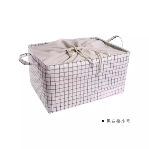 Foldable Fabric Storage Organizer Basket for Clothes and Toys Dirty Laundry Basket Large Size Japanese Style