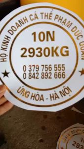 Tem tải trọng theo yêu cầu  decal bảy màu mạ crom(sl: 1 bộ dán 2 bên)