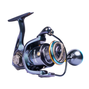 Deukio | DEUKIO Colorful Spinning Reel 35LB Max Drag 5.2:1 Gear Ratio Metal Spool Grip CNC Rocker Fishing Reel For Fresh Salt Water