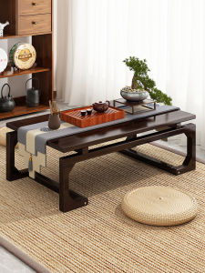 Modern Chinese Style Small Tea Table Tatami Floor Table Study Desk Floating Window Wooden Low Table Home Use Short Table