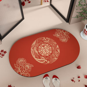 Odorless Bathroom Absorbent Non-slip Door Footmat