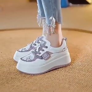 GRATIS BOX Sepatu Wanita Remaja Casual Korean Shoes Sneakers Fashion Terbaru - 0341
