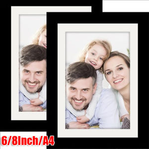 Wooden Photo Frame / 6Inch/8inchA4 Desktop Photo Frame / Fashion Art Photo Display Holder / DIY Wall Photo Frame Home Decoration