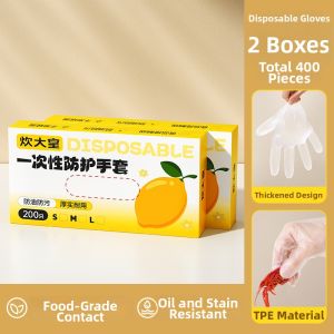 COOKER KING | Independent Packaging Durable PE Children Gloves Food Contact Grade