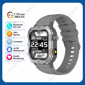 Smart Watch GPS Blue Tooth Call Waterproof Outoor Fitness Smartwatch Weather Heart Rate Health Voice Assistant For Android IOS