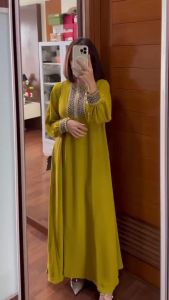 GAMIS BUSUI BUMIL FRIENDLY KAFTAN INDIA MEWAH KAFTAN WANITA BAJU LEBARAN PAKAIAN
