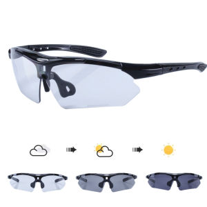 ขี่จักรยานแว่นตากันแดด Photochromic การเปลี่ยนสีอัตโนมัติแว่นตาผู้ชาย MTB จักรยานเสือภูเขาจักรยานแว่นตาผู้ชายผู้หญิงแว่นตา