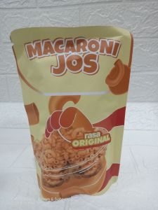 macaroni jos TANPA SAUS cemilan terlaristerhit termurah gurih renyah pedasenaknya pool100 gram