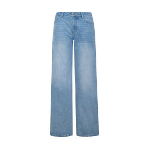 Vintage Blue Slim Fit Straight Female Jeans