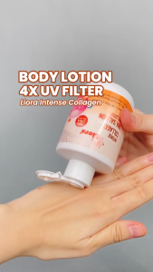 [Bundling Hemat - 3 Pcs] LIORA Intense Collagen DNA Salmon Body Lotion 4x UV-Filter 200 ML | Pencerah badan