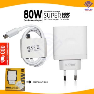 [COD] CASAN CHARGER TYPE C REALME SUPER VOOC GAN TECH 80W