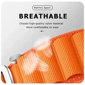 Alpine Loop Strap For Samsung Galaxy watch 7 6 5 4 40mm 44mm Watch 6 classic 43mm 47mm 5 Pro 40mm 45mm strap smart watch band sport nylon bracelet 4 Classic 46mm 44mm strap smartwatch band
