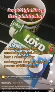 [Imported] LOYD Teas Herbal Infusion 20s - Soothing for Throat/Good Nights Sleep/Support Digestion/Balance of Sugar