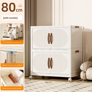 MEIZHUFU | Foldable Home Storage Cabinet