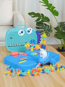 Koper Mainan Tool Set Anak Bor Obeng Listrik Mur Sekrup Merakit Mainan Drill Anak Simulasi Perbaikan Mainan Anak