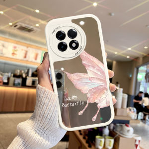 Butterfly Mirror Design Soft Silicone Case for OnePlus 15 13 Korean Japanese Style Protective Cover Womens Version Speed Competition Edition