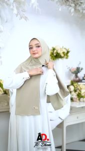 Pashmina Instan Oval Soft Pad By Al-Dhans ▪ Jilbab Hijab Jersey Skin Doff Orii Aldhans ~ 273