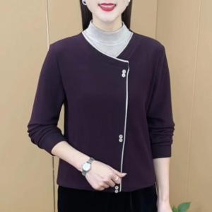 Fall and Winter New Arrival Exquisite Half Turtleneck Fashion Double-Sided Dralon Stylish Elegant Slim Looking Anti-Aging Top